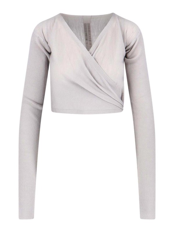 RICK OWENS: crew necks - Maglia Crop