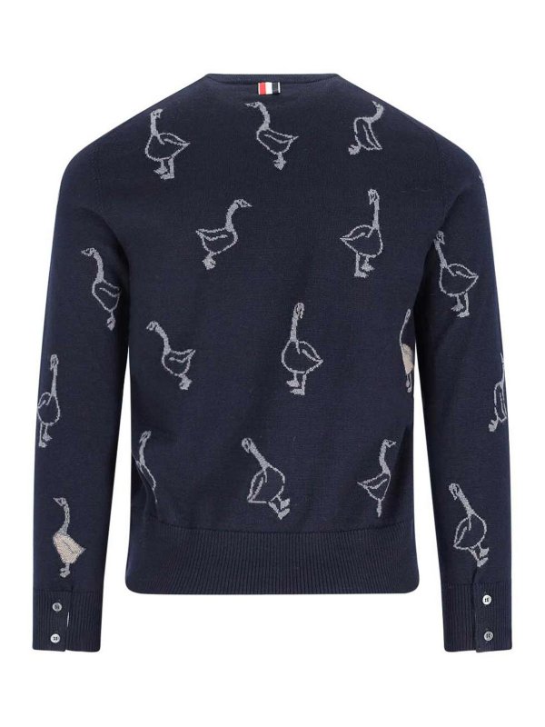 THOM BROWNE: maglia collo rotondo online - Maglione