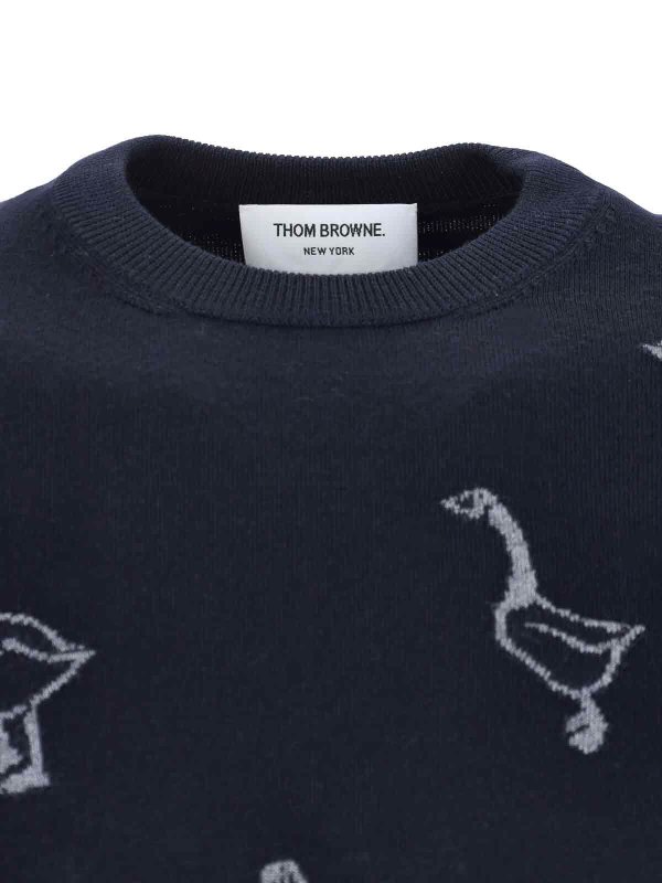 The Best Shops THOM BROWNE: maglia collo rotondo - Maglione