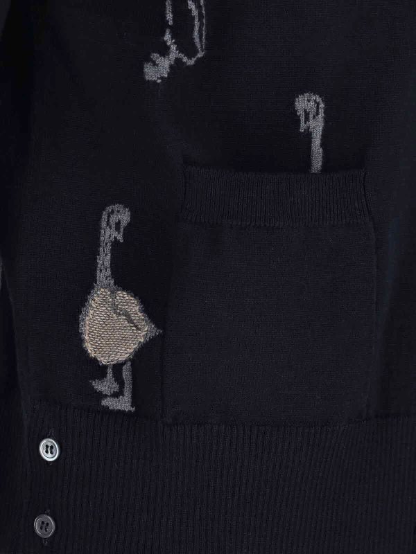 The Best Shops THOM BROWNE: cardigans - Caridgan