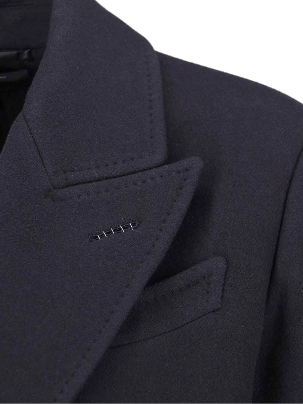 The Best Shops TOM FORD: knee length coats - Virgin Wool Coat
