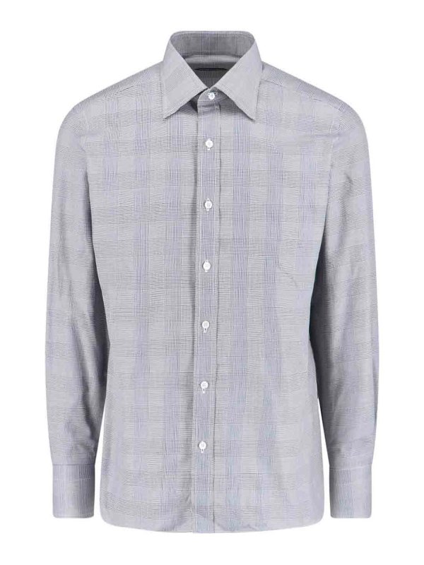 TOM FORD: shirts - Houndstooth shirt