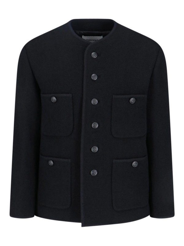 TONYWACK: casual jackets - Blouson In Lana