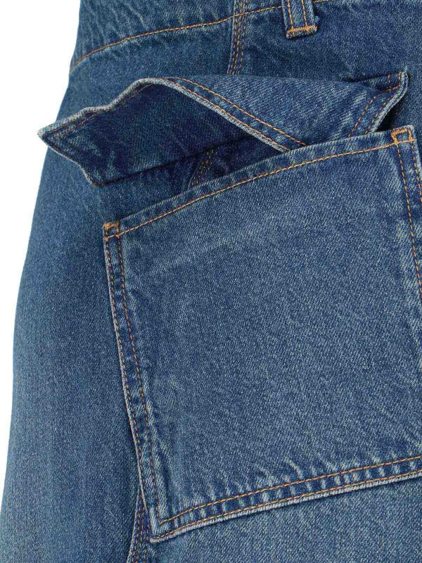 Gonna Midi In Denim shop online: VICTORIA BECKHAM