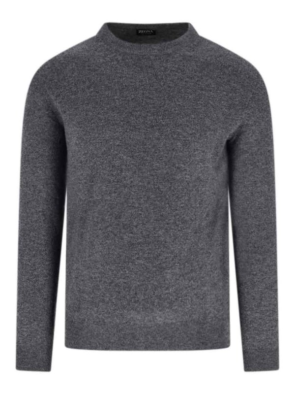ZEGNA: Pull col rond - Pull Col Rond - Gris