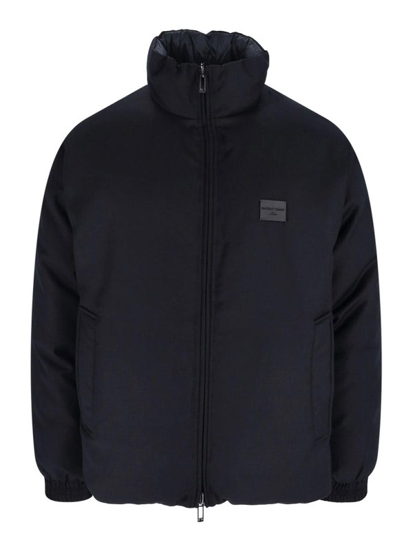 EMPORIO ARMANI: Chaquetas y Chaquetones acolchados - Chaqueta Alcochada - Negro