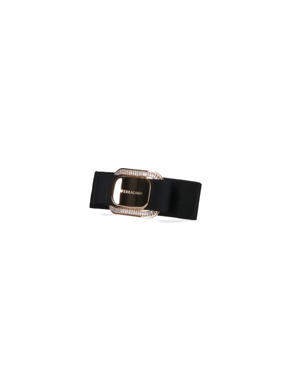 FERRAGAMO: hair accessories online - Fermaglio In Grosgrain