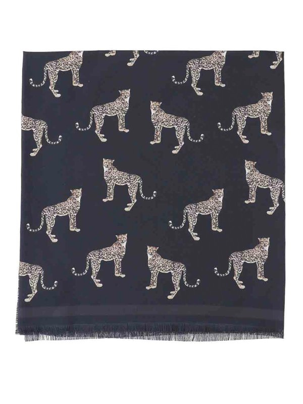 NILI LOTAN: Stoles & Shawls - Foulard Animalier