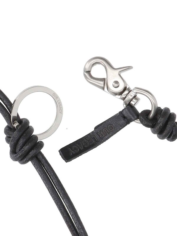 The Best Shops OUR LEGACY: Schlüsselanhänger - Schlüsselanhänger - Schwarz