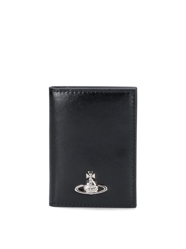 VIVIENNE WESTWOOD: wallets & purses - Bi-Fold Logo card holder