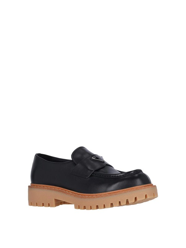 PRADA: Loafers & Slippers online - Logo loafers