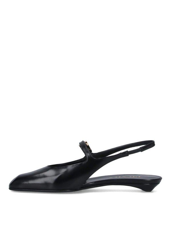 The Best Shops PRADA: court shoes - Dcollet Slingback Logo