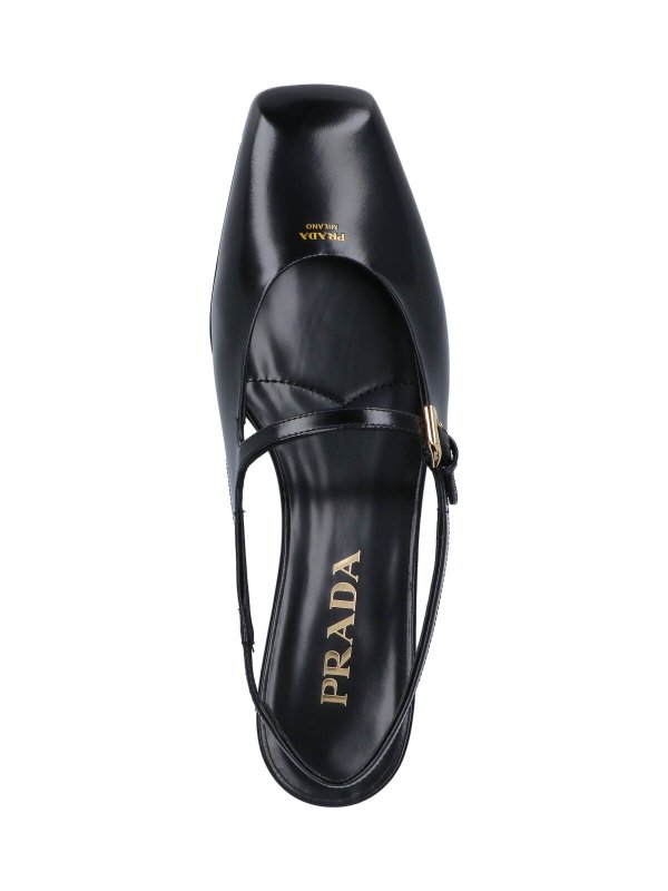 PRADA buy online Dcollet Slingback Logo