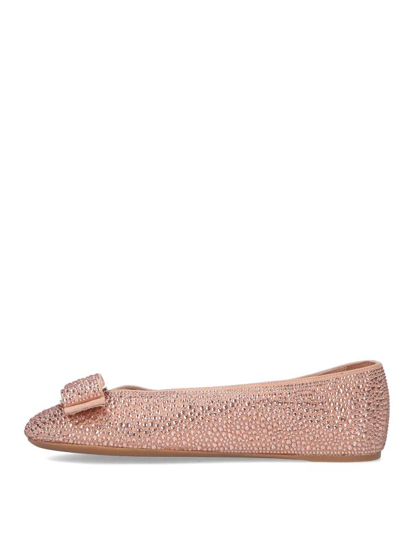 The Best Shops FERRAGAMO: ballerine - Ballerine Con Strass