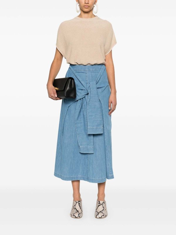 The Best Shops FABIANA FILIPPI: クルーネック - クルーネック - ベージュ