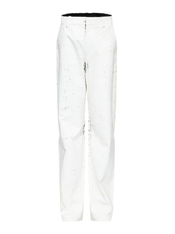 MM6 MAISON MARGIELA: casual trousers - Wax Trousers