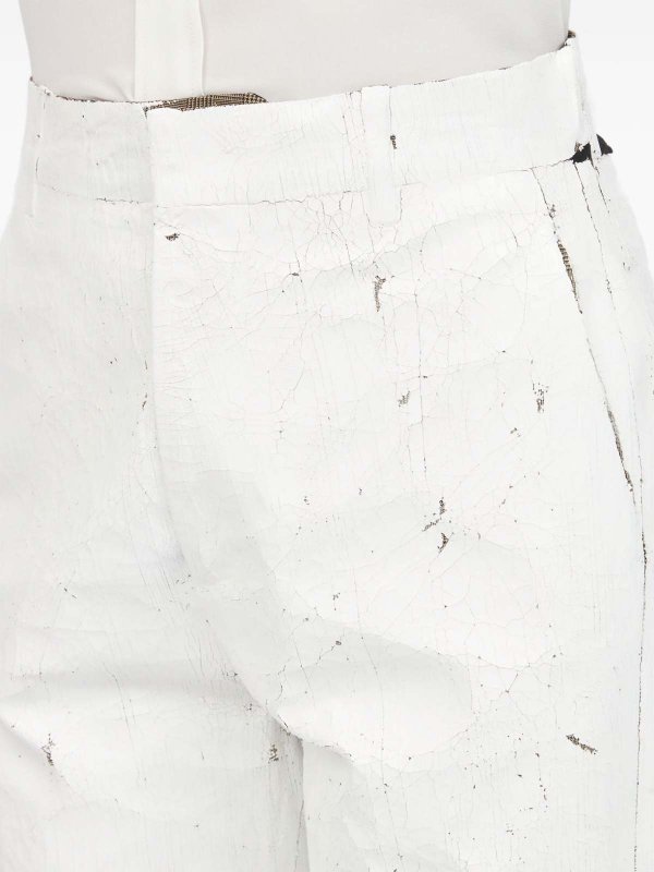 MM6 MAISON MARGIELA: casual trousers online - Wax Trousers