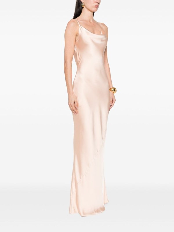 Norma Kamali buy online Maxi Robe - Rose Clair