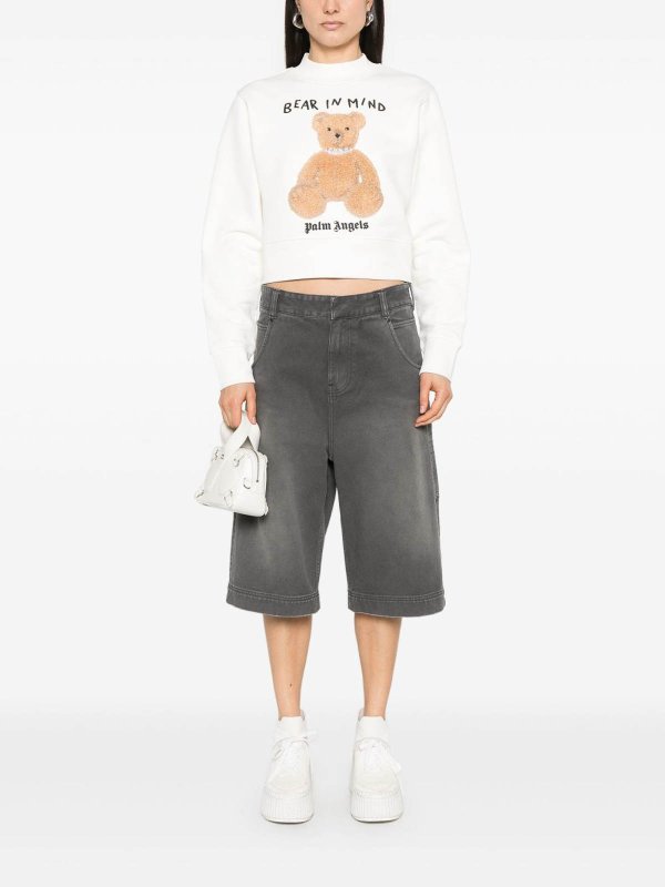 Palm Angels buy online Felpa in cotone Bear In Mind