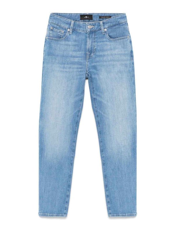 SEVEN: straight leg jeans - Calie Straighnt Cropped Jeans
