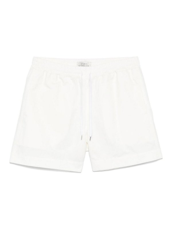 STUDIO NICHOLSON: Trousers Shorts - Cotton And Nylon Shorts