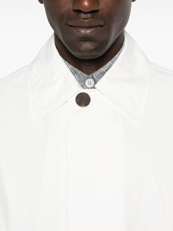 STUDIO NICHOLSON: Manteaux au genou online - Manteau Au Genou - Blanc