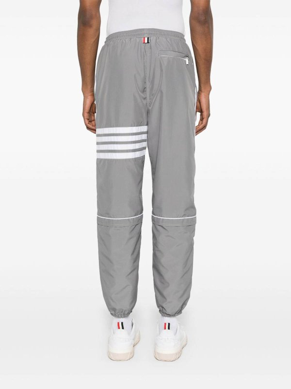 The Best Shops THOM BROWNE: tracksuit bottoms - 4Bar Trackpants
