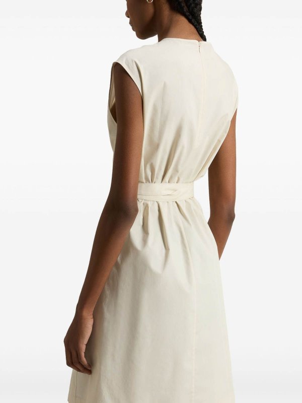 The Best Shops WOOLRICH: knee length dresses - Cotton Belted Dress