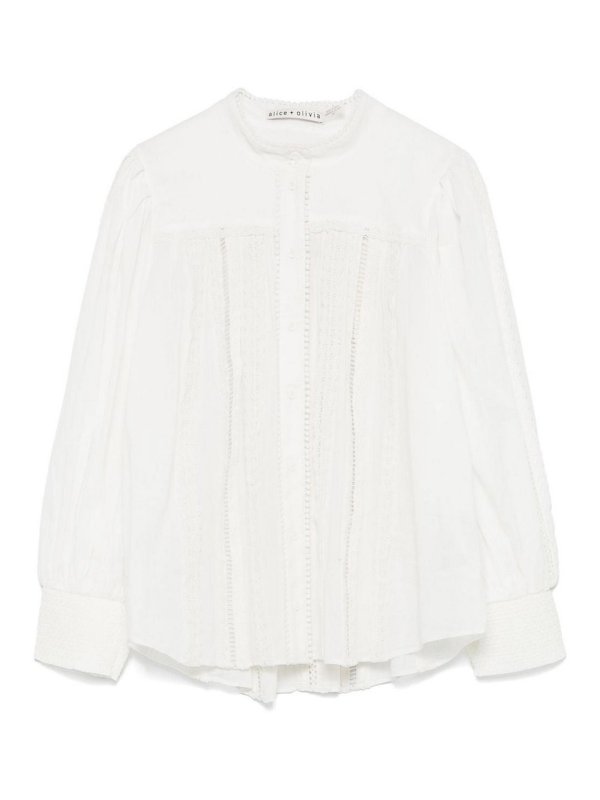 ALICE+OLIVIA: blouses - Cora Cotton Blouse