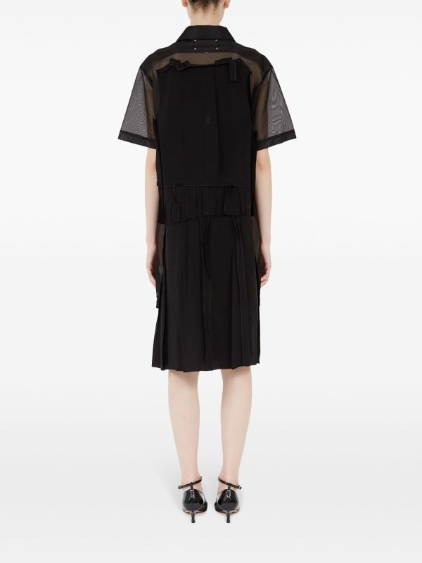 Maison Margiela: polo shirts online - Midi Polo Dress