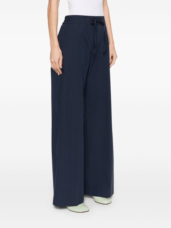 The Best Shops P.A.R.O.S.H.: casual trousers - Cotton Wide-Leg Trousers