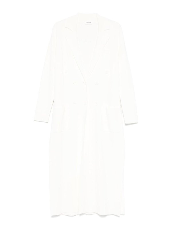 P.A.R.O.S.H.: knee length coats - Double-Breasted Coat