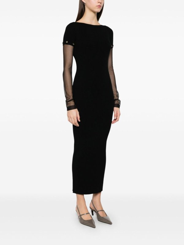 SPORTMAX: Vestidos largos online - Vestido Largo - Negro