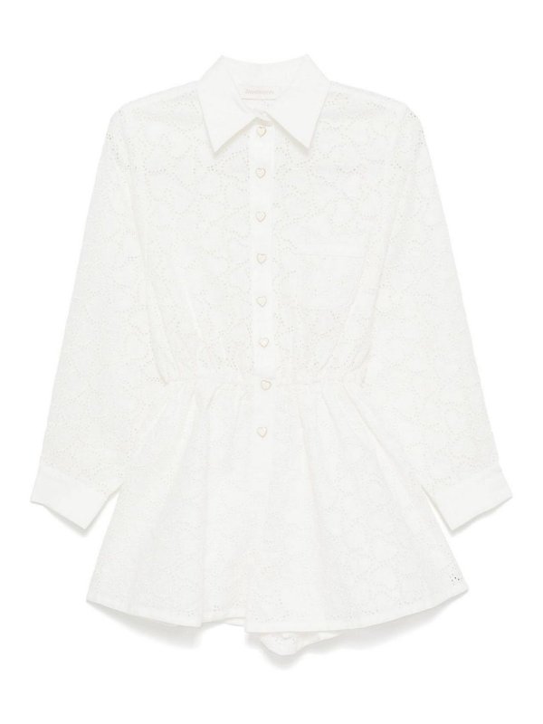 ZIMMERMANN: jumpsuits - Crush Linen Playsuit