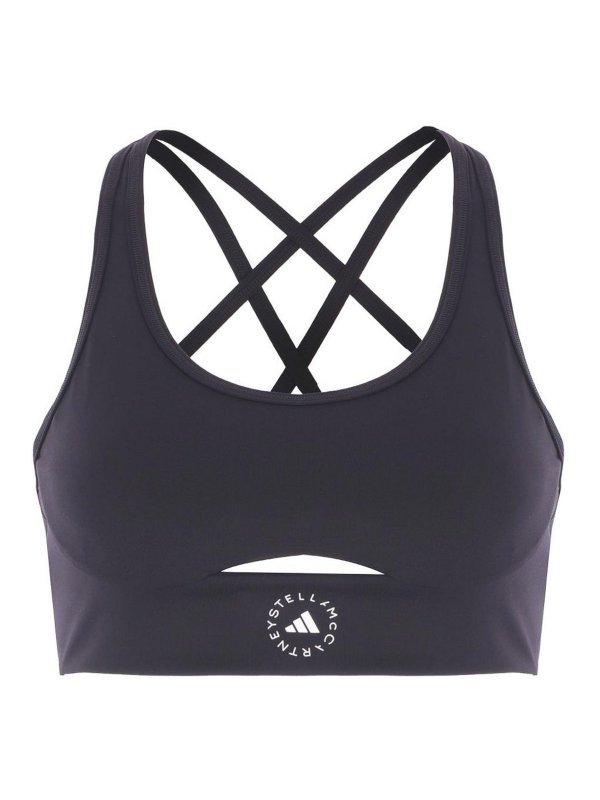 ADIDAS BY STELLA MCCARTNEY: Top e canotte - Logo Gym Bra