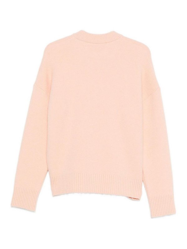 AMI PARIS: crew necks online - Ami De Coeur Wool Jumper
