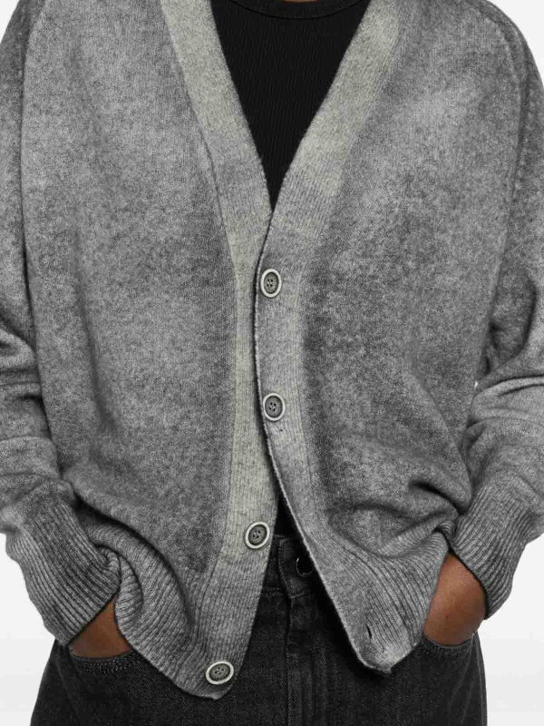 Wool And Cashmere V-Necked Cardigan shop online: AVANT-TOI