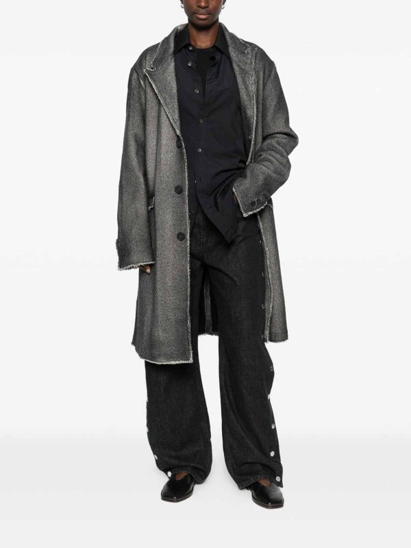 The Best Shops AVANT-TOI: knee length coats - Wool Single-Breasted Coat