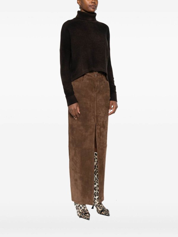 The Best Shops BASE: Cuellos altos y polos - Suéter Con Cuello Alto - Marrón