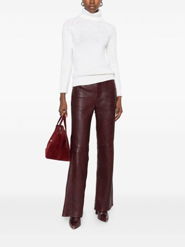 The Best Shops BASE: Col roulé & Col polo - Pull Col Roulé - Blanc