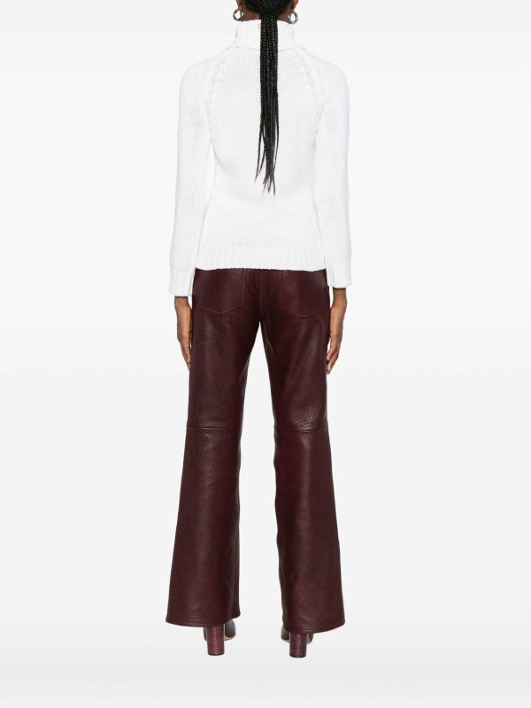 BASE buy online Pull Col Roulé - Blanc