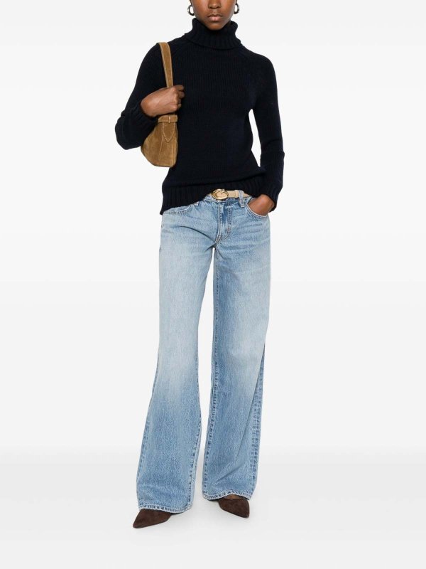 BASE: Cuellos altos y polos online - Suéter Con Cuello Alto - Azul