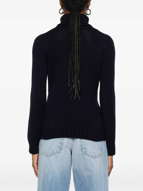 Suéter Con Cuello Alto - Azul shop online: BASE