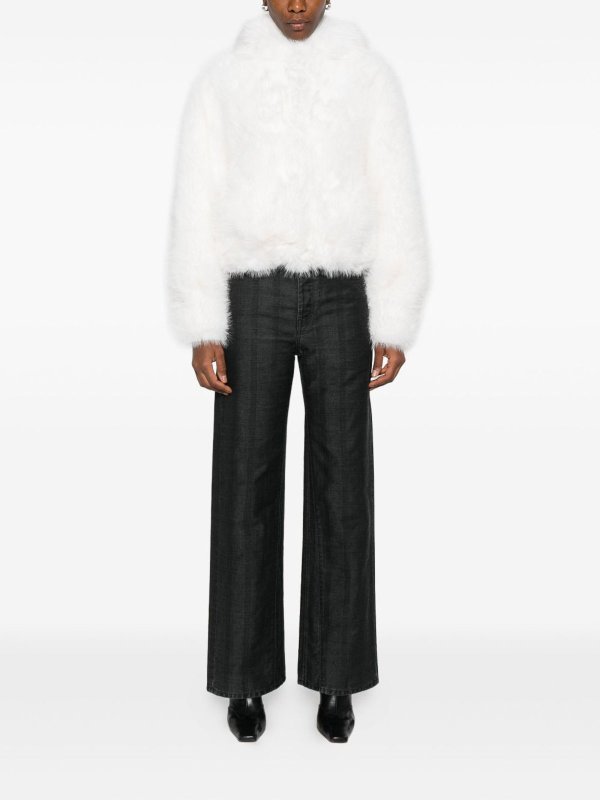 The Best Shops B&B COUTURE: 毛皮＆シアリングコート - 毛皮/ムートンコート - 白