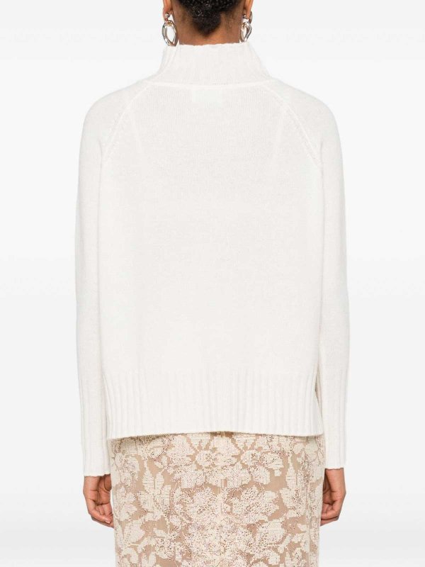 Pull Col Roulé - Blanc shop online: BE YOU