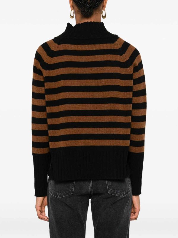 The Best Shops BE YOU: maglia a collo alto e polo - Maglione in cashmere a righe