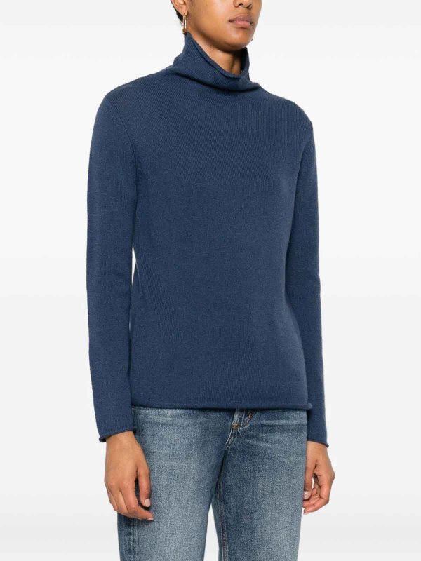 BE YOU: Cuellos altos y polos online - Suéter Con Cuello Alto - Azul