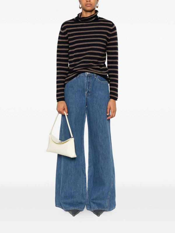 The Best Shops BE YOU: Suéteres con cuello pico - Suéter Cuello Redondo - Negro