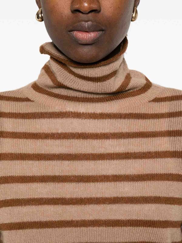 BE YOU: crew necks online - Striped Cashmere Sweater