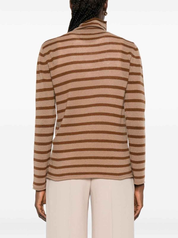 The Best Shops BE YOU: crew necks - Striped Cashmere Sweater
